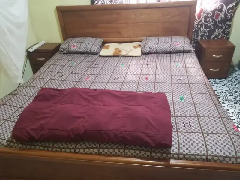 Clean double room with AC — Yogi Guest House