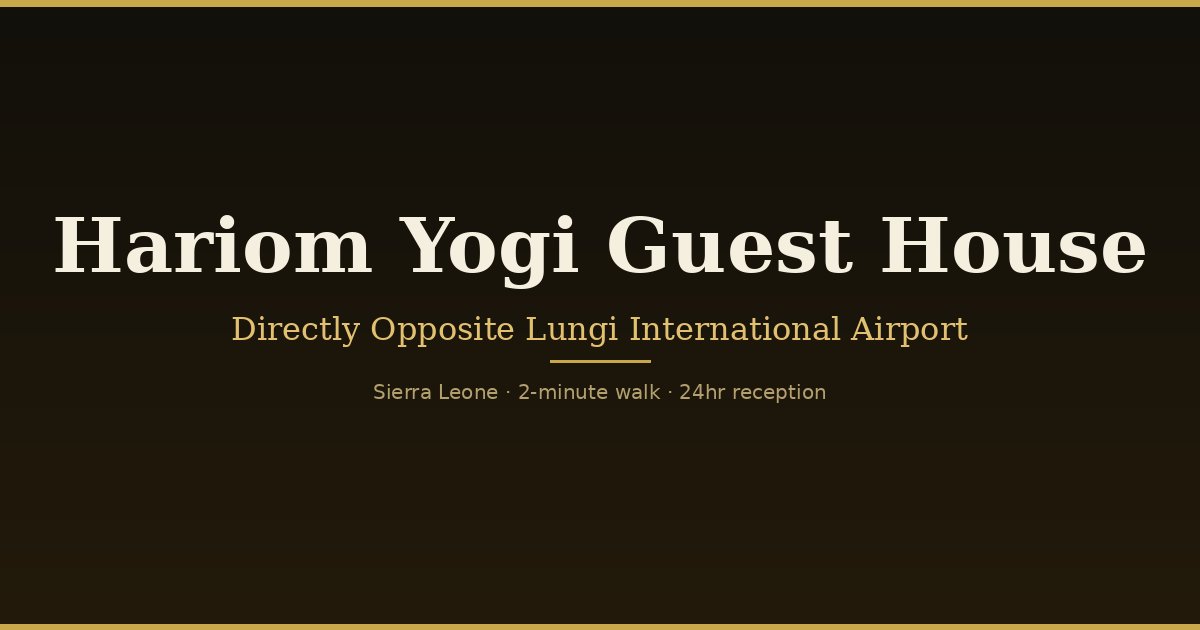 Sierra Leone Suspends $25 Airport Security Fee: What It Means for Lungi Travelers in 2026